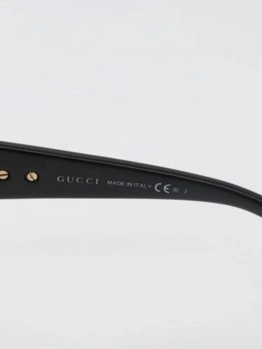 GUCCI Sunglasses plastic Black GG3727 Auth hk3699A